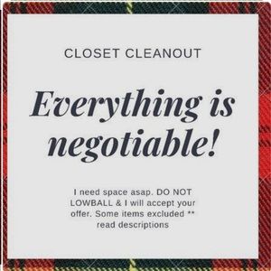 Make me an offer! I need more space!